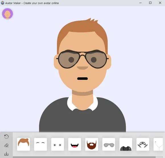 Avatar Maker Studio 아바타 만들기 옵션들